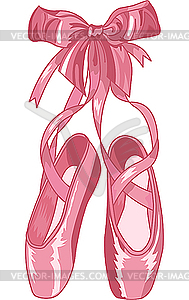 Ballet slippers - vector clip art