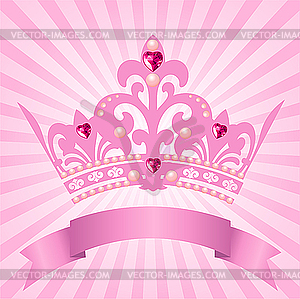 Princess crown - vector clip art