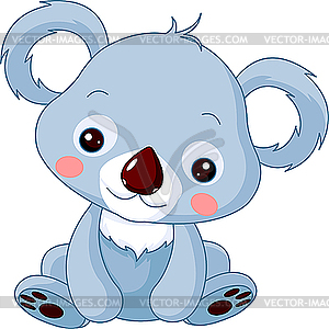 Funny Koala - vector clip art