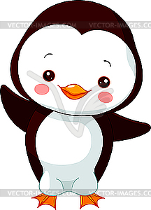 Funny Penguin - vector clipart