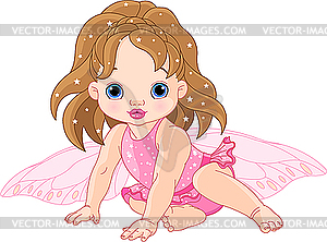 Cute little Fairy - vector image