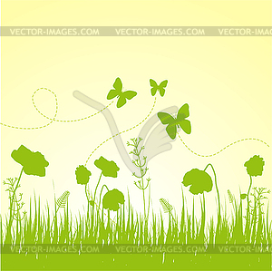 Spring composition - vector clipart