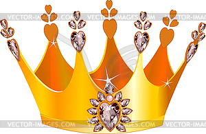 Beautiful tiara - vector image