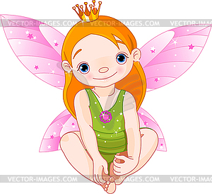 Little Fairy Princess - vector image