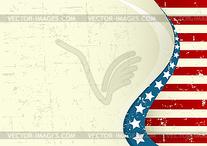 Американская фона - векторное графическое изображение