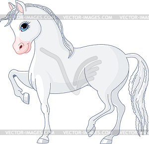 Beautiful horse - vector clip art