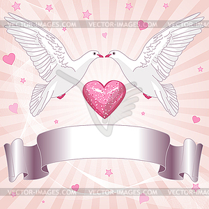 Wedding background - vector clipart