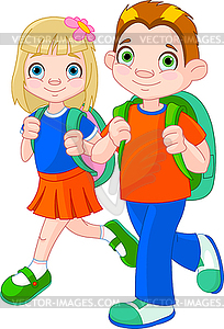 Back to school - vector clip art