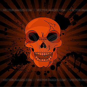 Evil Skull - vector EPS clipart