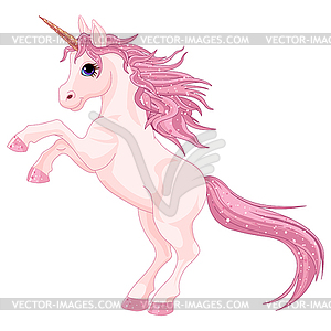 Magic unicorn - vector image