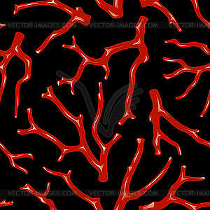Коралловые бесшовных текстур - векторизованный клипарт