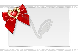 Valentine's day blank - vector clipart