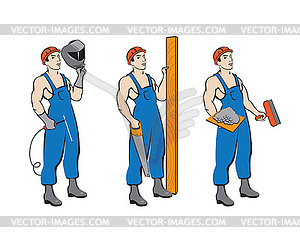 Buildermans - vector image