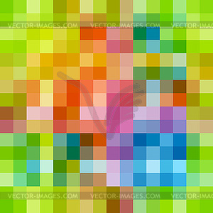 Multicolored squares pattern - vector clipart