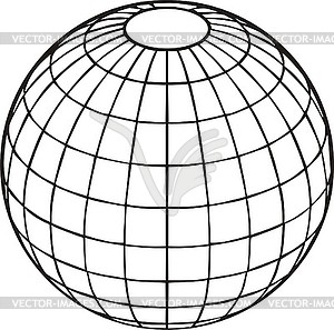 Globe - vector image