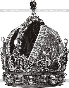 Austrian imperial crown - vector clipart