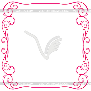 Frame. Hand drawing - vector clipart