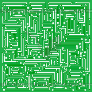 Microcircuit - vector clipart