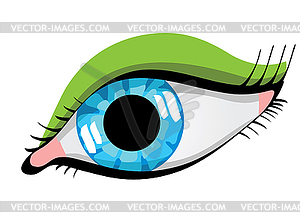 Female Eye - vector clipart