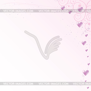 Romantic card - vector clipart