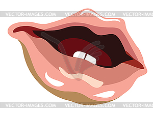 Baby mouth - vector image