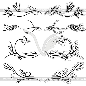 Set of patterns - vector clipart