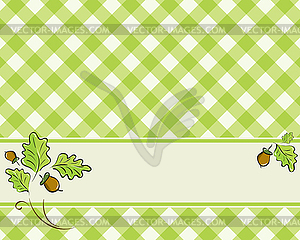 Checkered background in light green color - vector clip art