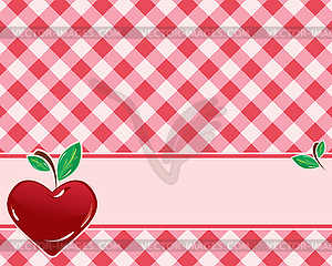 Checkered background in red tones - vector clip art