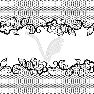 Lace. seamless background - vector image