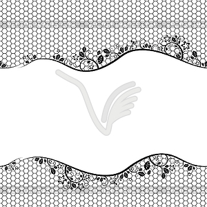 Lace. seamless background - vector image