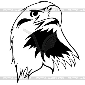 Stylized eagle - vector image