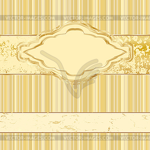 Gold Label vintage - vector image