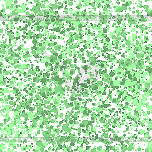 Seamless background with green squirted paint - vector clip art