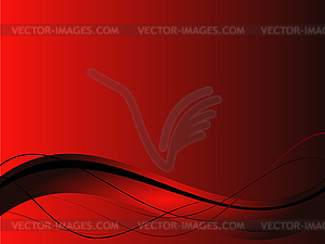 Background with abstract smooth lines - royalty-free vector clipart