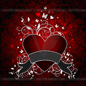 Valentines background - vector clipart