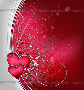 Valentines background - vector clipart