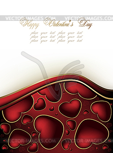 Valentines background - color vector clipart