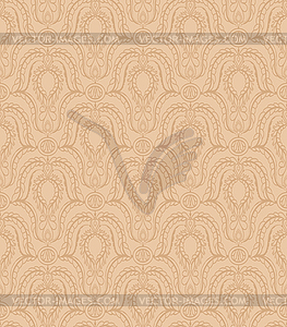 Seamless floral ornament - vector clipart