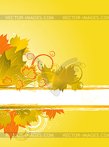 Autumn background - vector clip art