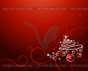 Christmas background - stock vector clipart