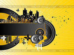 Music Background - vector image