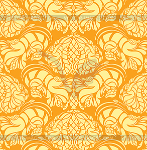 Seamless floral ornament - vector image