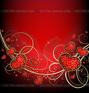 Valentines background - stock vector clipart