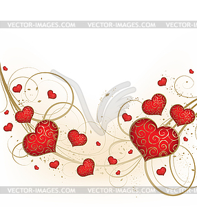 Valentines background - vector image