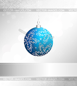 Christmas ball - vector clipart