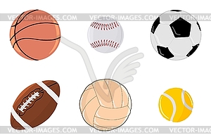 Balls - vector clipart