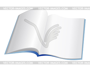 Открытым ноутбуком - изображение в векторном виде