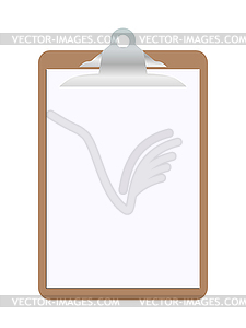 Blank clipboard - vector clipart