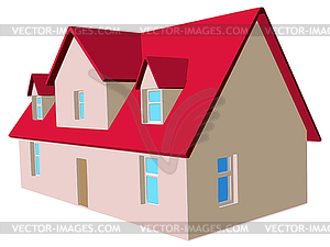 Family house - vector image