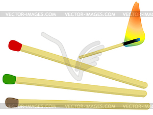 Matches - vector clip art